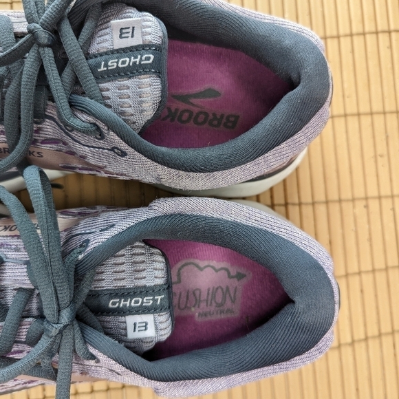 Brooks Ghost 13 1203381B550 Purple Running Shoes Sneakers Women's Size 9.5 B. Gr - Picture 9 of 11